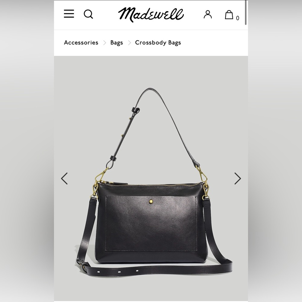 NWT Madewell Transport Crossbody Bag - Wine Color